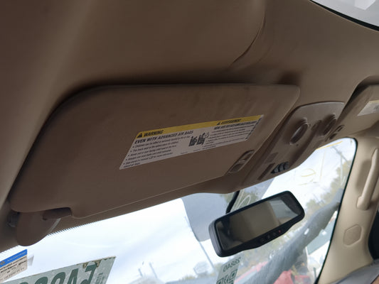 2008-2017 Buick Enclave Sun Visor Shade Replacement Driver Left Mirror Fits OEM Used Auto Parts - Oemusedautoparts1.com