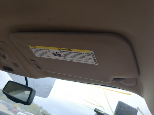 2008-2017 Buick Enclave Sun Visor Shade Replacement Passenger Right Mirror Fits OEM Used Auto Parts - Oemusedautoparts1.com