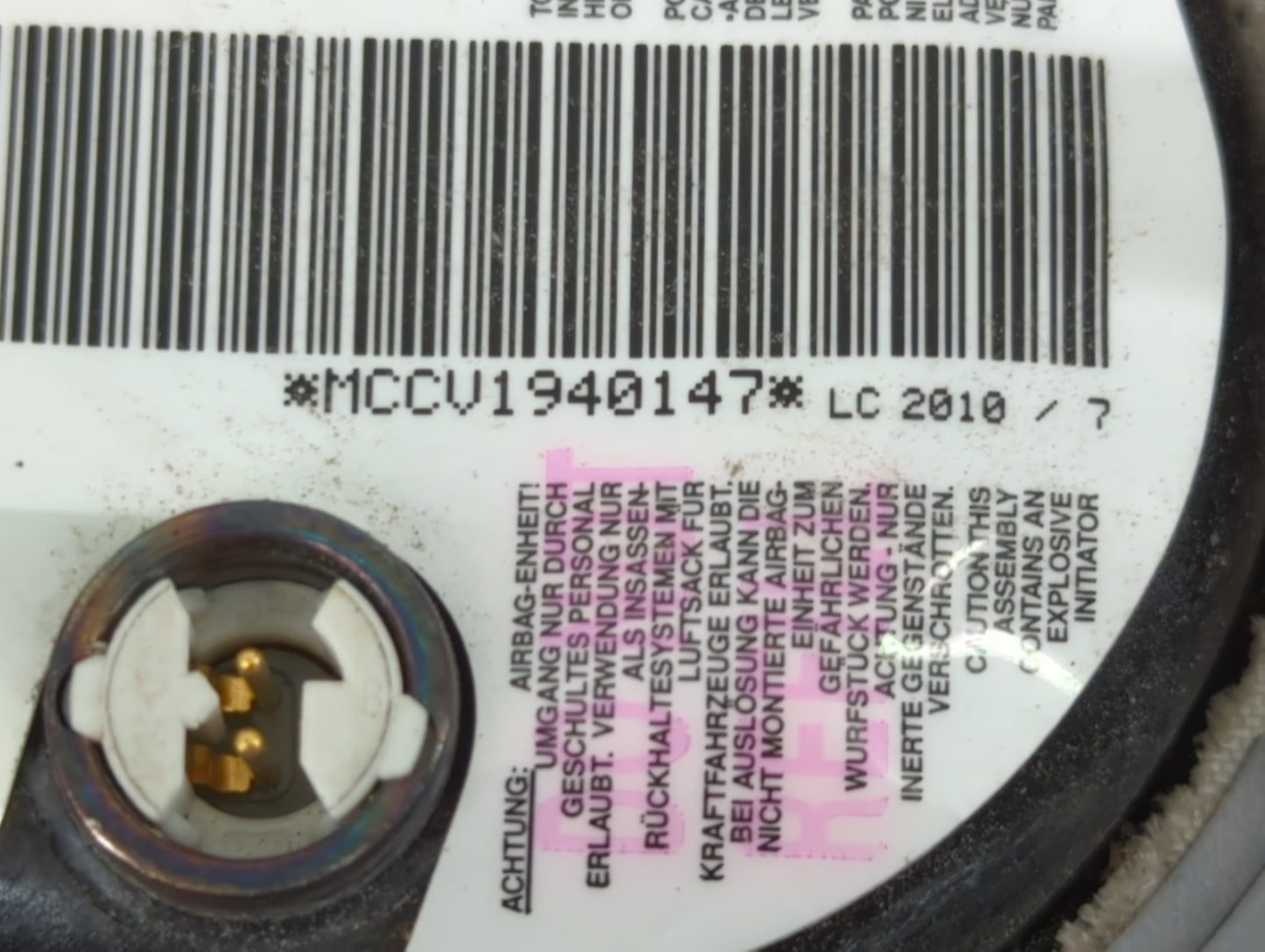 2008-2017 Buick Enclave Air Bag Driver Left Steering Wheel Mounted Fits Fits 2008 2009 2010 2011 2012 2013 2014 2015 2016 20