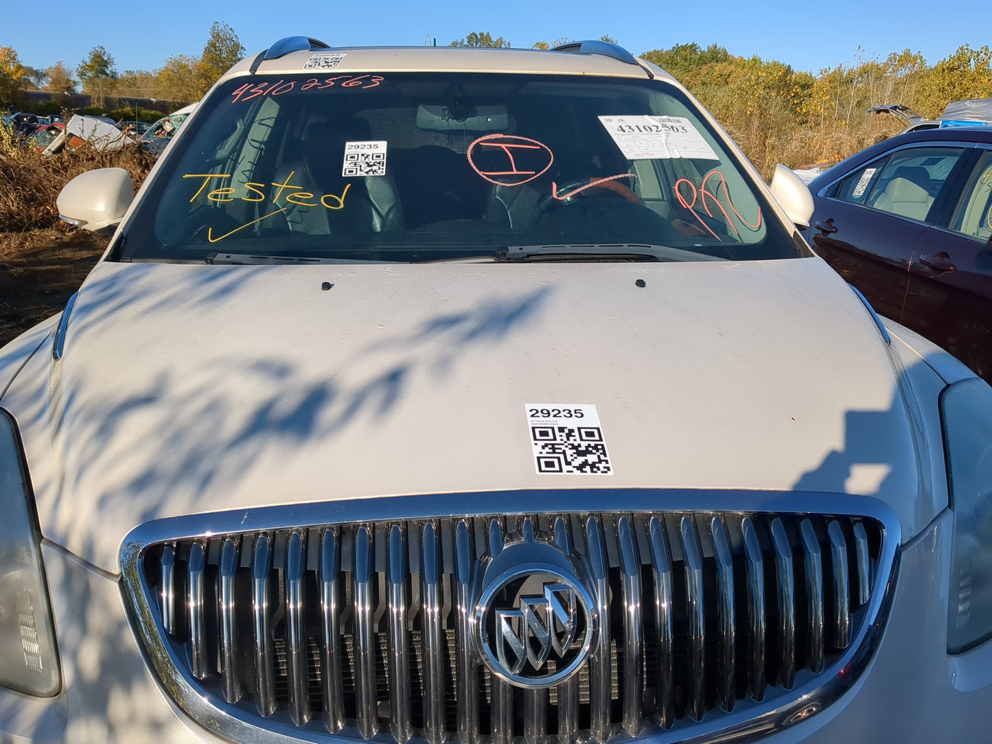2008-2012 Buick Enclave Hood Oem - Oemusedautoparts1.com