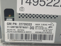 2010-2011 Buick Enclave Radio AM FM Cd Player Receiver Replacement P/N:22739333 11GMT967BTNAV1, 28278294 Fits Fits 2010 2011