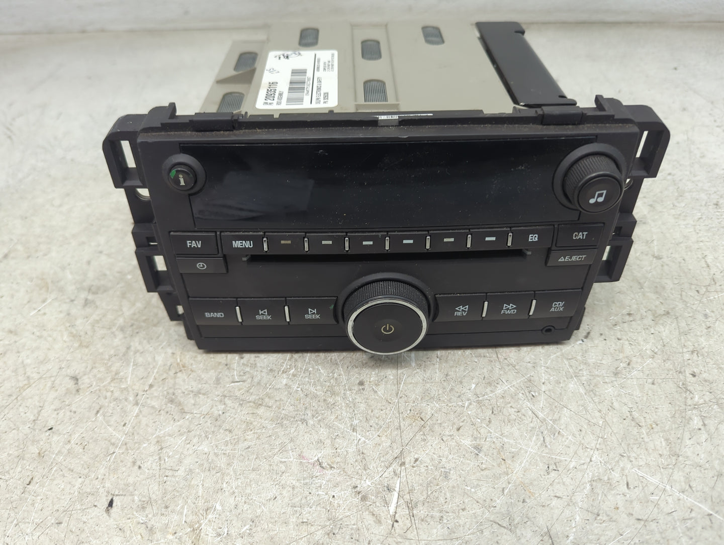 2009-2012 Buick Enclave Radio AM FM Cd Player Receiver Replacement P/N:20935116 28256336, 28144 Fits Fits 2009 2010 2011 201