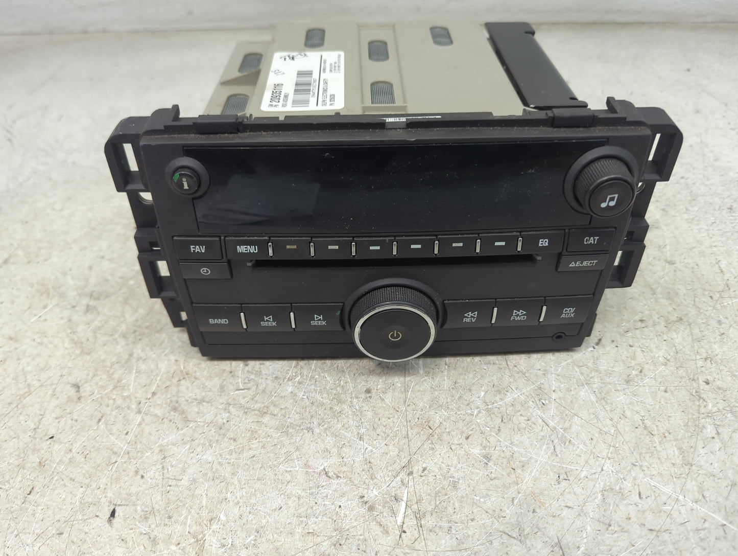2009-2012 Buick Enclave Radio AM FM Cd Player Receiver Replacement P/N:20935116 28256336, 28144 Fits Fits 2009 2010 2011 201