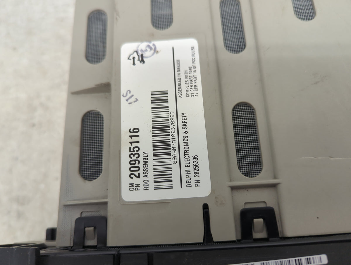 2009-2012 Buick Enclave Radio AM FM Cd Player Receiver Replacement P/N:20935116 28256336, 28144 Fits Fits 2009 2010 2011 201