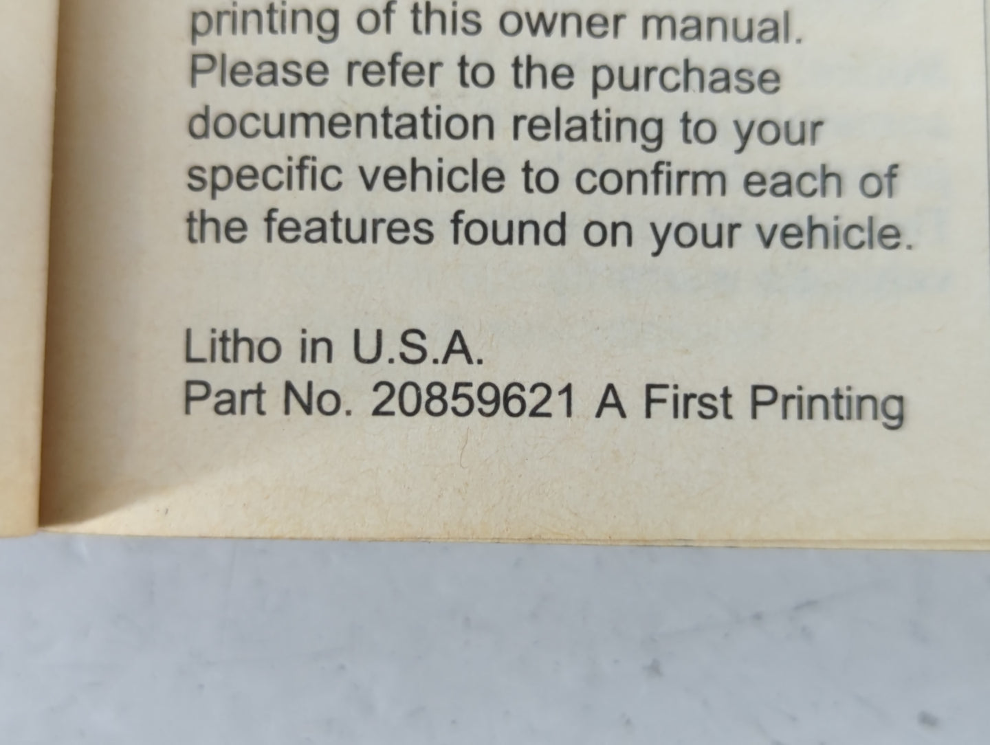 2011 Buick Lacrosse Owners Manual Book Guide P/N:20859621 OEM Used Auto Parts - Oemusedautoparts1.com