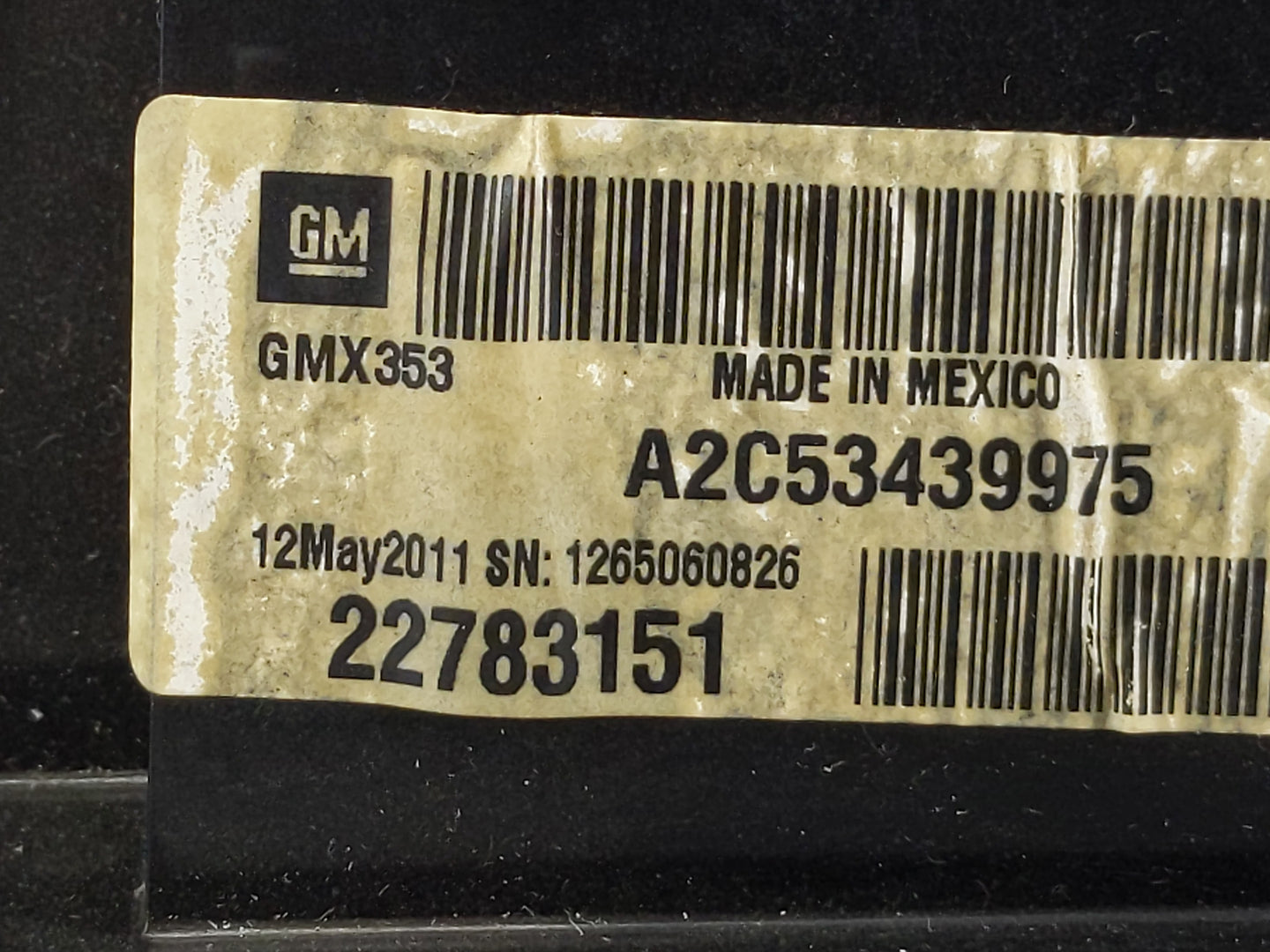 2011 Buick Lacrosse Instrument Cluster Speedometer Gauges Fits OEM Used Auto Parts - Oemusedautoparts1.com