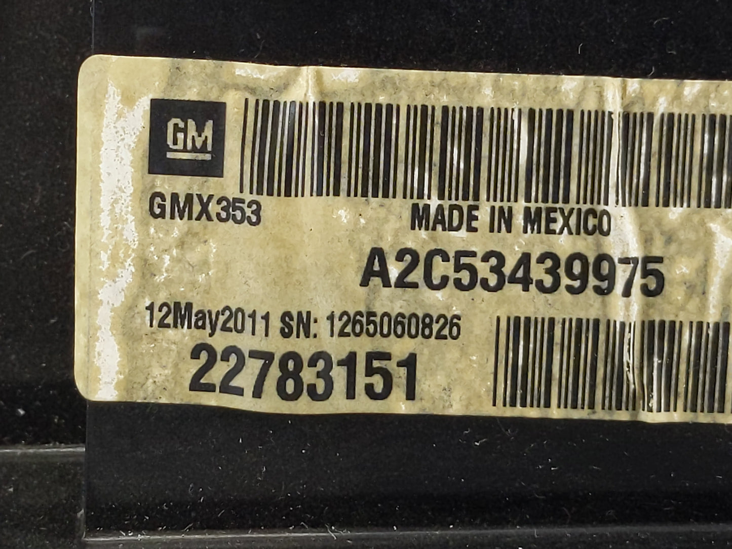 2011 Buick Lacrosse Instrument Cluster Speedometer Gauges Fits OEM Used Auto Parts - Oemusedautoparts1.com