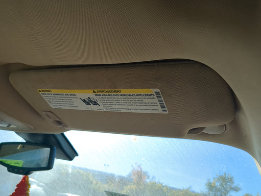 2010-2015 Buick Lacrosse Sun Visor Shade Replacement Passenger Right Mirror Fits Fits 2010 2011 2012 2013 2014 2015 OEM Used