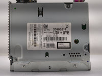 2011-2012 Buick Lacrosse Radio AM FM Cd Player Receiver Replacement P/N:20983517 Fits Fits 2010 2011 2012 OEM Used Auto Part