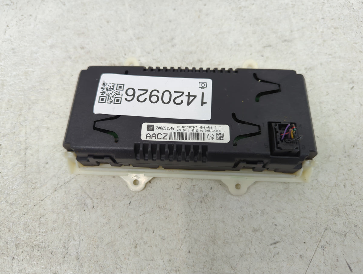 2010-2012 Buick Lacrosse Information Radio Display Screen 1420926 - Oemusedautoparts1.com