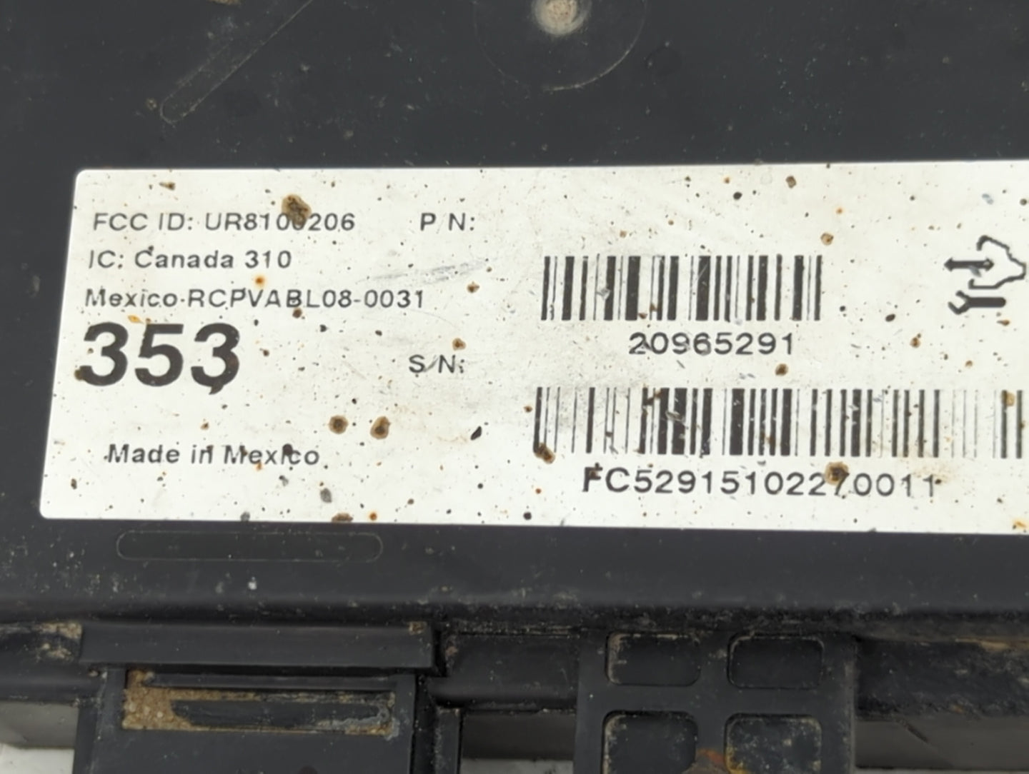 2010-2013 Buick Lacrosse Chassis Control Module Ccm Bcm Body Control - Oemusedautoparts1.com
