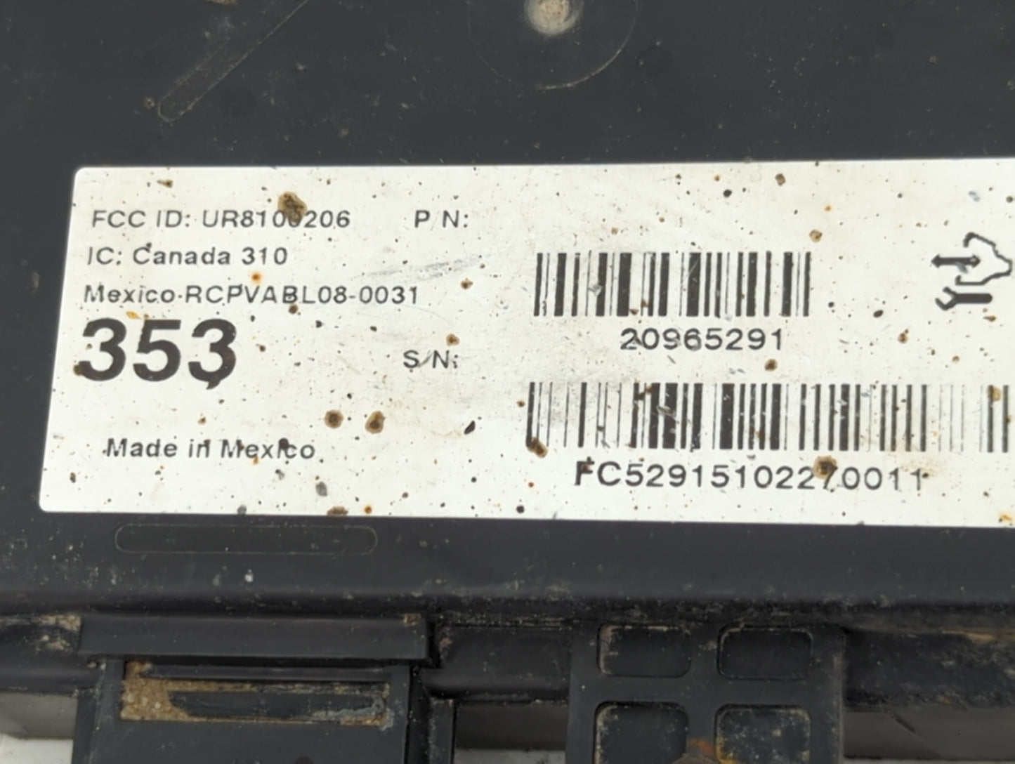 2010-2013 Buick Lacrosse Chassis Control Module Ccm Bcm Body Control - Oemusedautoparts1.com