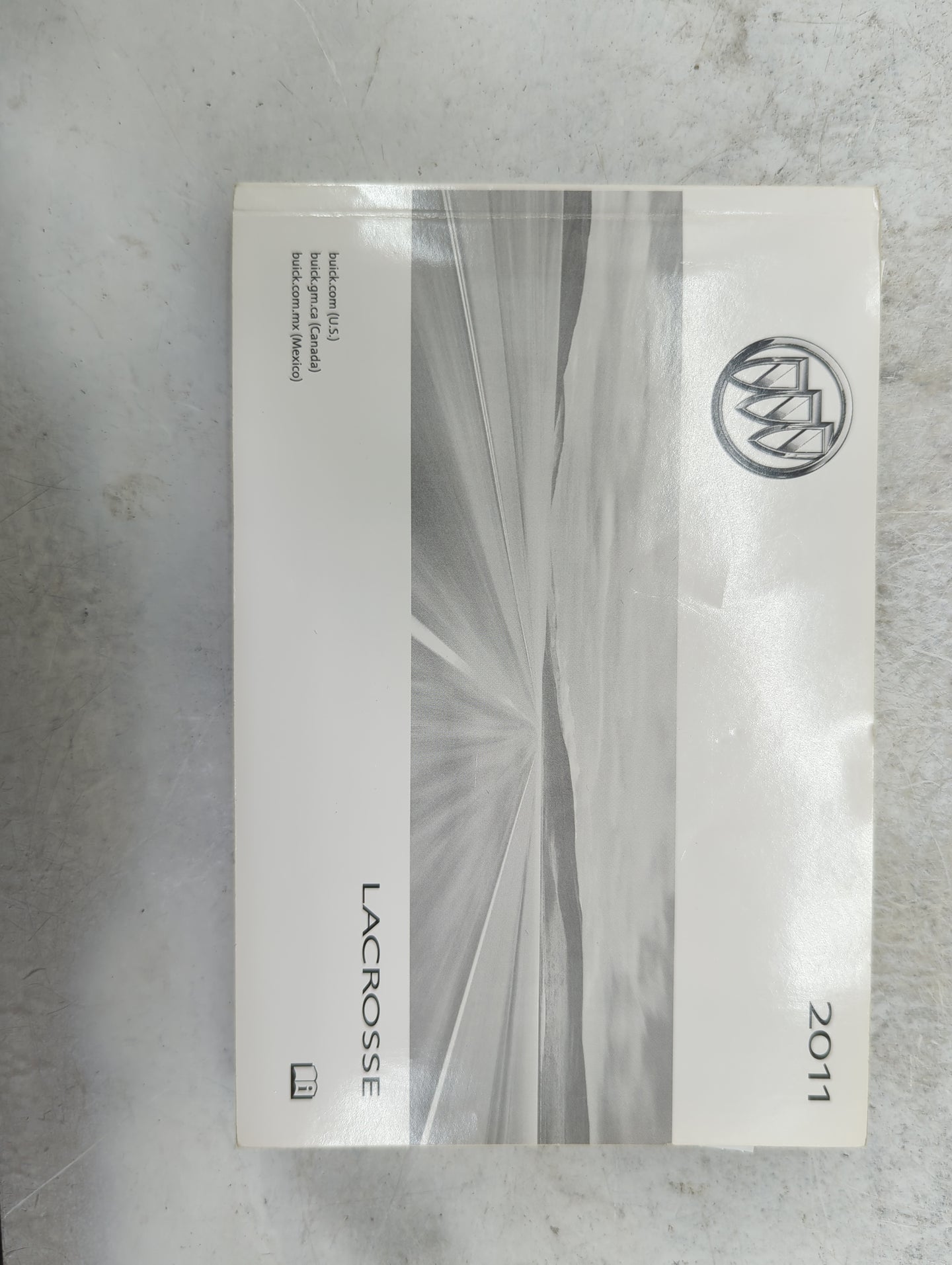 2011 Buick Lacrosse Owners Manual Book Guide P/N:20859621 20759699 OEM Used Auto Parts - Oemusedautoparts1.com