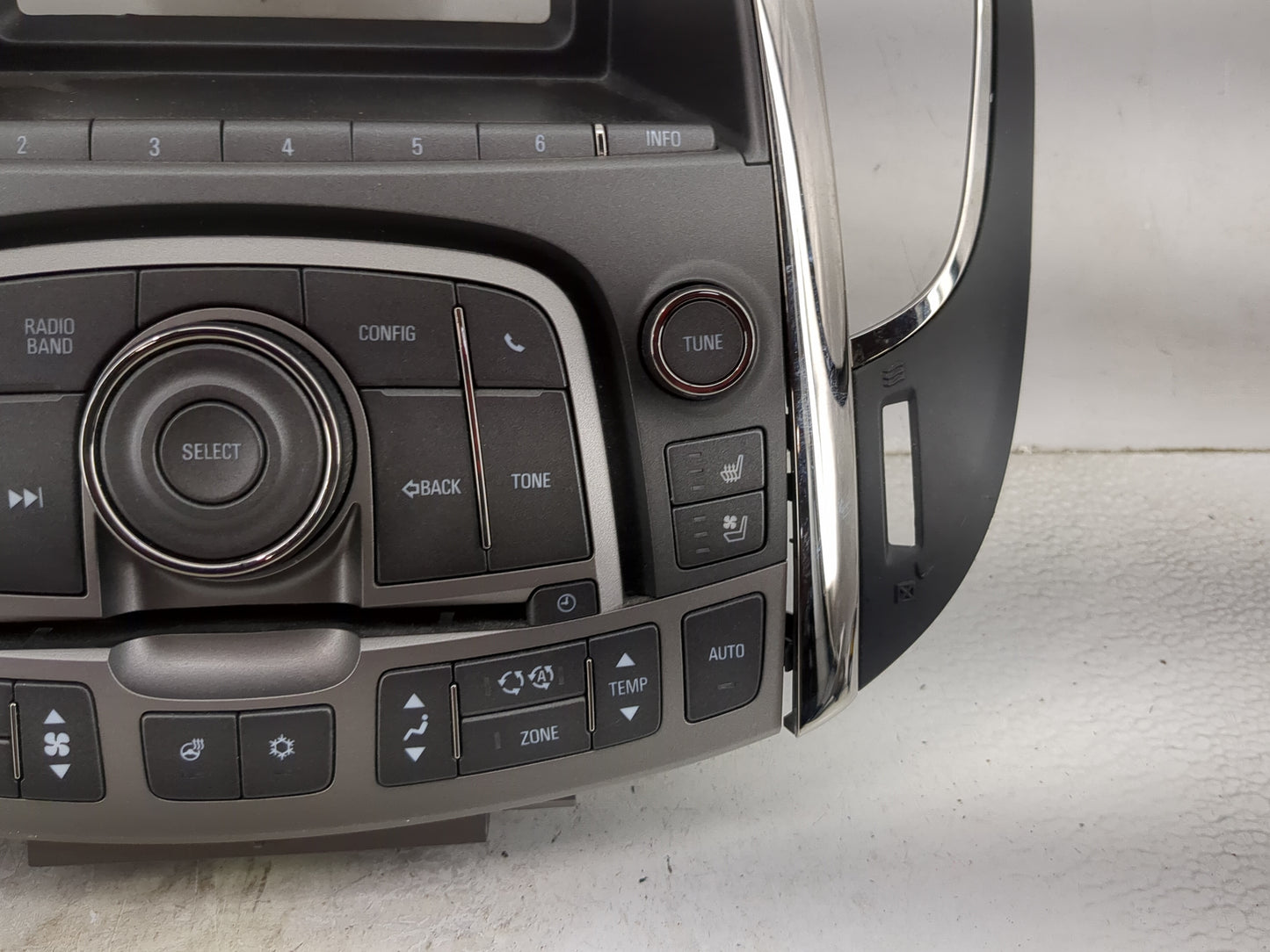 2010-2011 Buick Lacrosse Radio AM FM Cd Player Receiver Replacement P/N:20843237 0GF0177949702, 14799702 Fits Fits 2010 2011