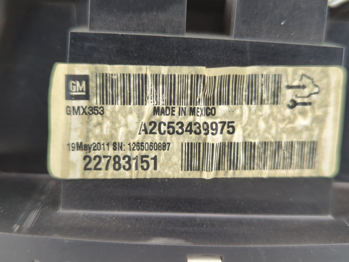 2011 Buick Lacrosse Instrument Cluster Speedometer Gauges P/N:22783151 22788031 Fits OEM Used Auto Parts - Oemusedautoparts1