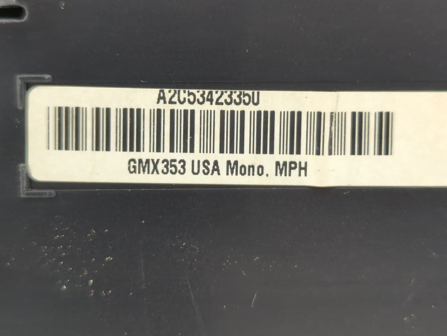 2011 Buick Lacrosse Instrument Cluster Speedometer Gauges P/N:A2C5342335U Fits OEM Used Auto Parts - Oemusedautoparts1.com