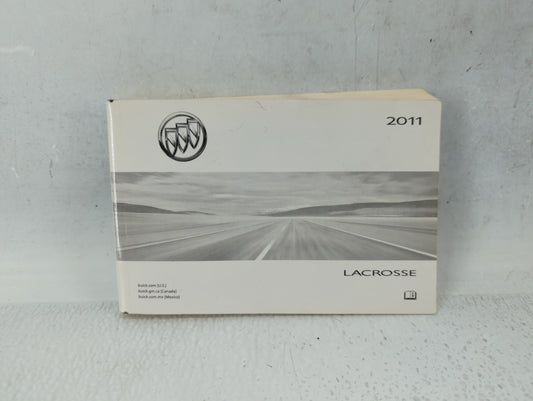 2011 Buick Lacrosse Owners Manual Book Guide P/N:20859621-B OEM Used Auto Parts