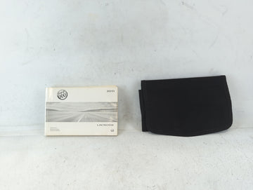 2011 Buick Lacrosse Owners Manual Book Guide P/N:20859621 A OEM Used Auto Parts - Oemusedautoparts1.com