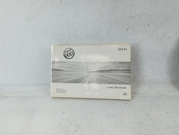 2011 Buick Lacrosse Owners Manual Book Guide P/N:20859621 A OEM Used Auto Parts