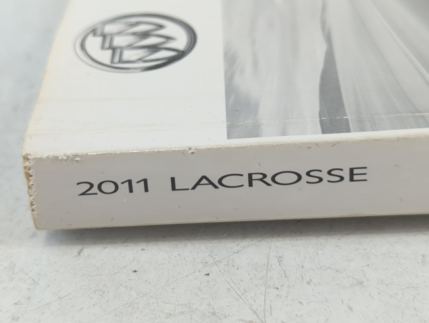 2011 Buick Lacrosse Owners Manual Book Guide P/N:20859621 A OEM Used Auto Parts - Oemusedautoparts1.com