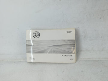 2011 Buick Lacrosse Owners Manual Book Guide P/N:20859621 A OEM Used Auto Parts