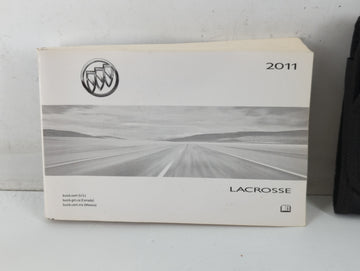 2011 Buick Lacrosse Owners Manual Book Guide P/N:20859621 B OEM Used Auto Parts