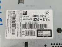 2011-2012 Buick Lacrosse Radio AM FM Cd Player Receiver Replacement P/N:20983517 Fits Fits 2010 2011 2012 OEM Used Auto Part