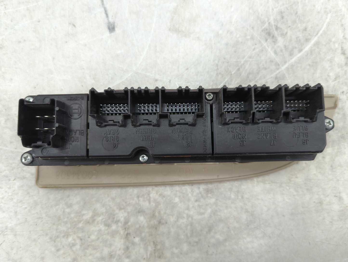 2006-2011 Buick Lucerne Master Power Window Switch Replacement Driver Side Left P/N:15921607AB Fits OEM Used Auto Parts - Oe