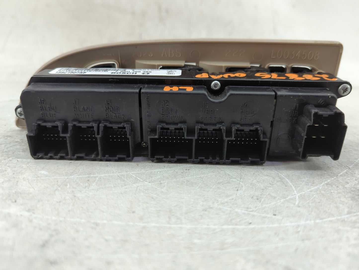2006-2011 Buick Lucerne Master Power Window Switch Replacement Driver Side Left P/N:15921607AB Fits OEM Used Auto Parts - Oe