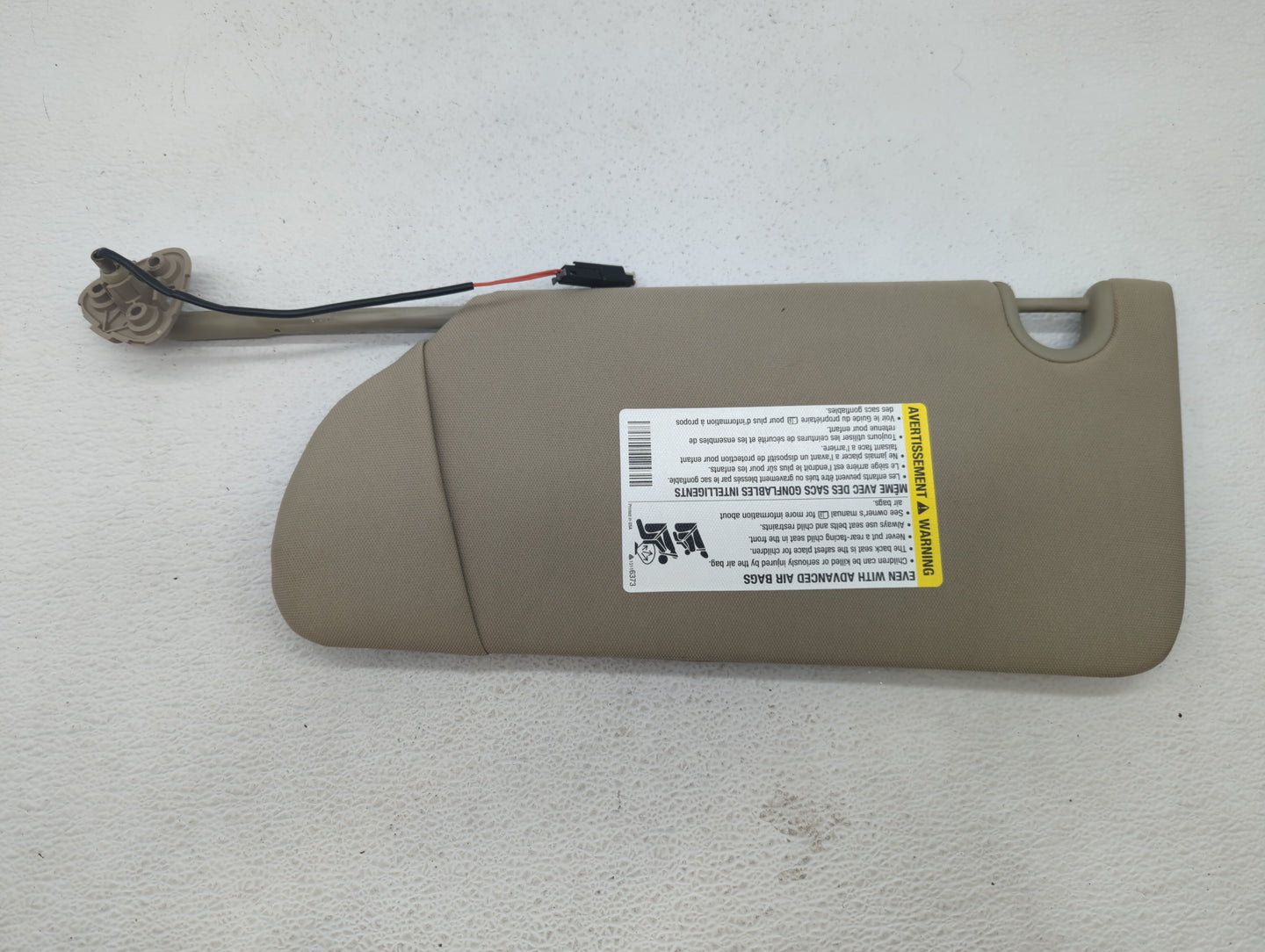 2006-2011 Buick Lucerne Sun Visor Shade Replacement Passenger Right Mirror Fits Fits 2006 2007 2008 2009 2010 2011 OEM Used 