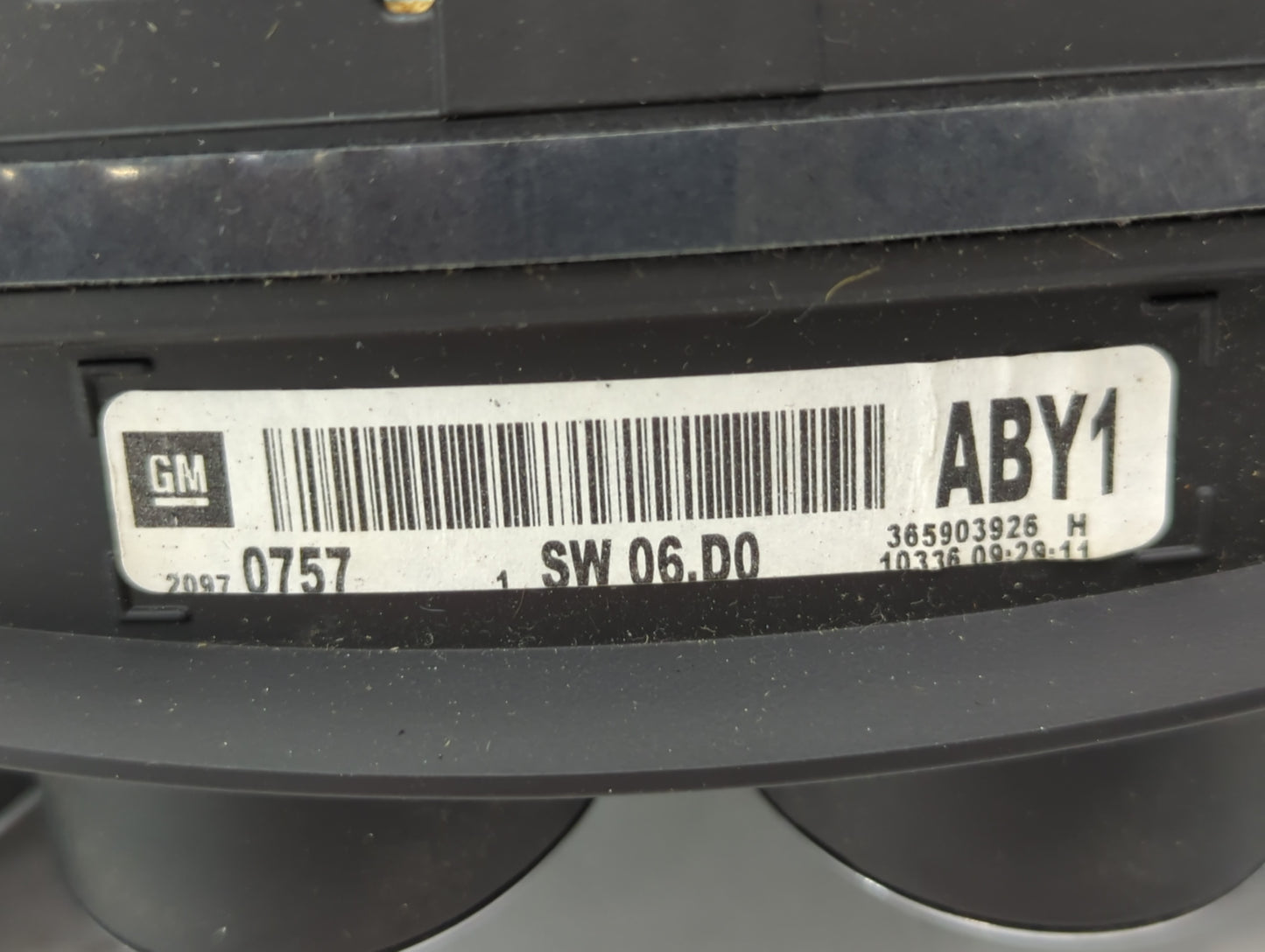 2011 Buick Regal Instrument Cluster Speedometer Gauges Fits OEM Used Auto Parts - Oemusedautoparts1.com