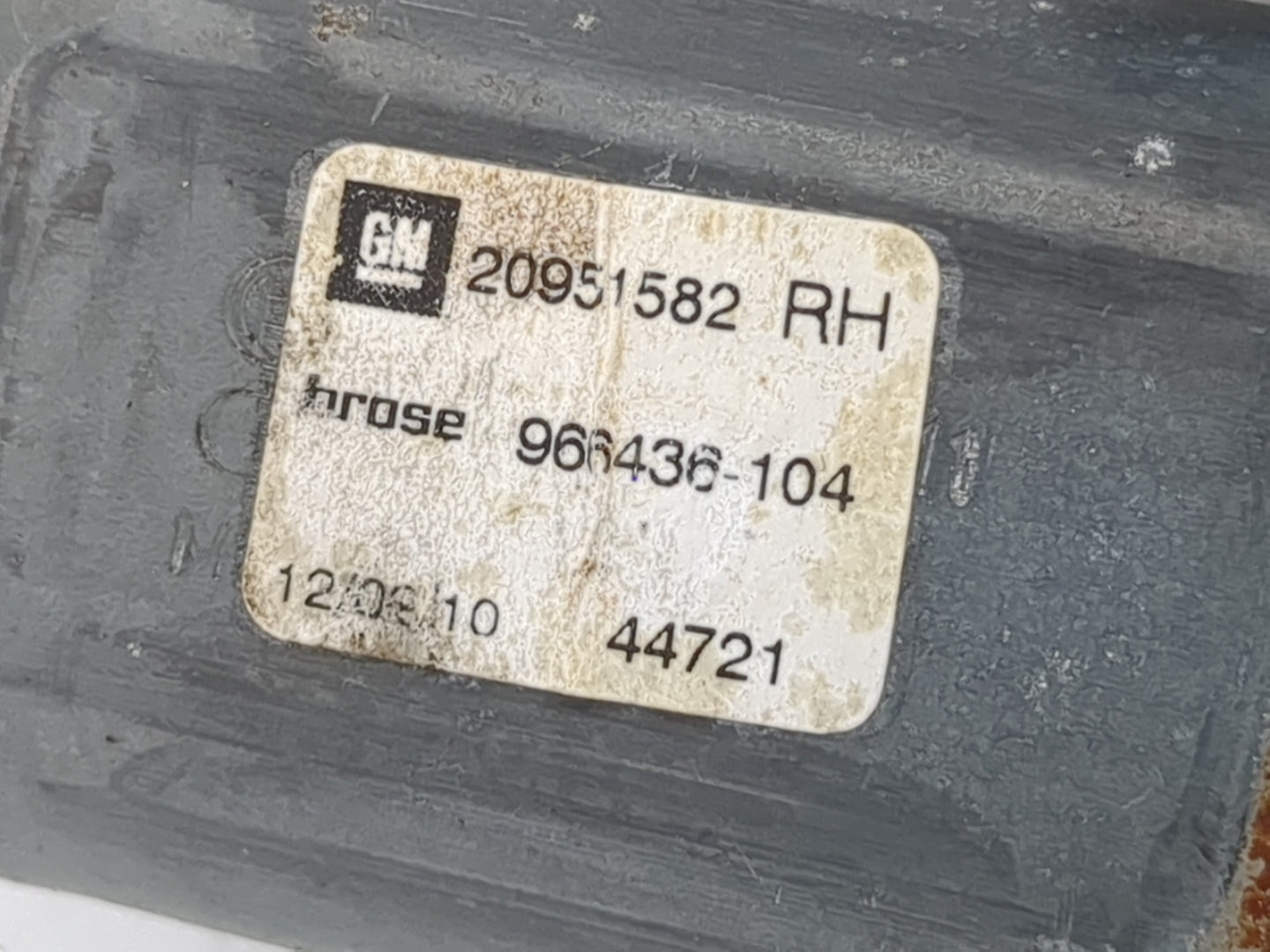 2011-2017 Buick Regal Window Regulator Passenger Front - Oemusedautoparts1.com