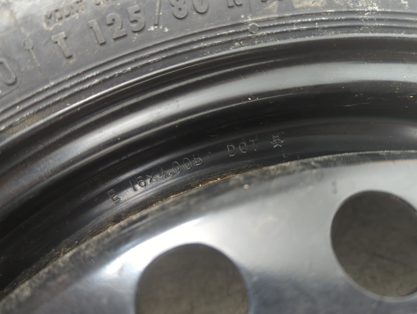 2011-2014 Buick Regal Spare Donut Tire Wheel Rim Oem - Oemusedautoparts1.com
