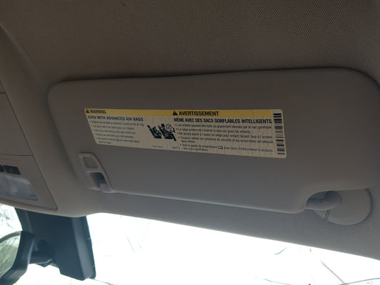 2011-2015 Buick Regal Sun Visor Shade Replacement Passenger Right Mirror Fits Fits 2011 2012 2013 2014 2015 OEM Used Auto Pa