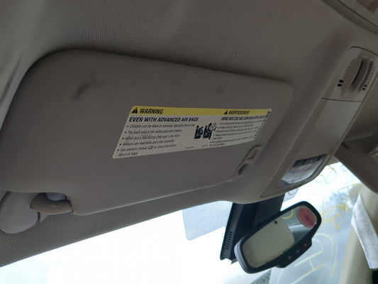 2011-2015 Buick Regal Sun Visor Shade Replacement Driver Left Mirror Fits Fits 2011 2012 2013 2014 2015 OEM Used Auto Parts 
