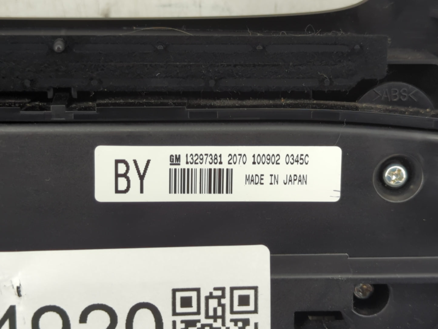 Buick Regal Radio Control Panel - Oemusedautoparts1.com