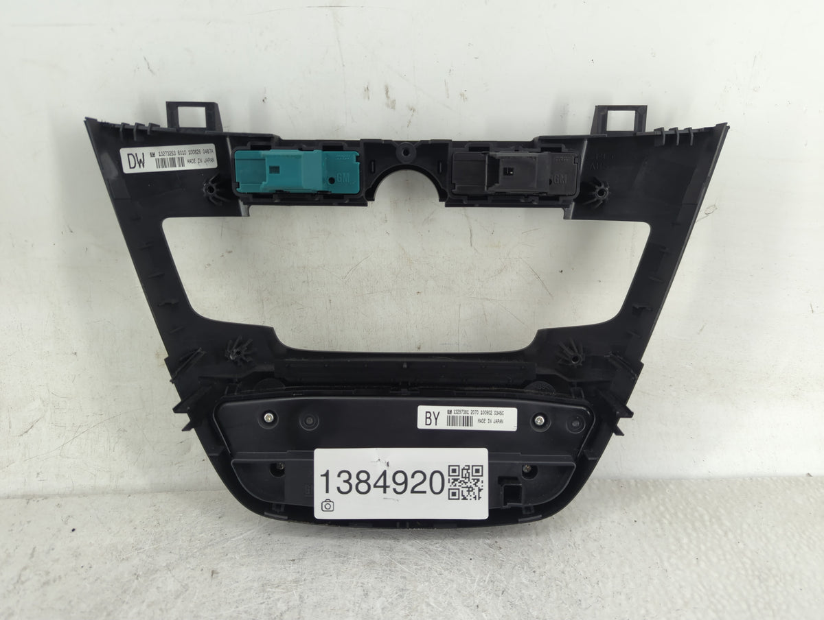 Buick Regal Radio Control Panel 1384920 - Oemusedautoparts1.com