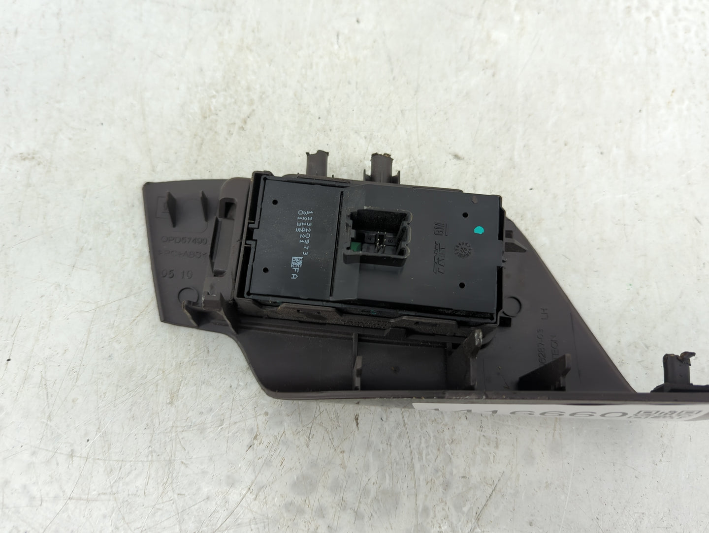 2011 Buick Regal Master Power Window Switch Replacement Driver Side Left P/N:13320973 Fits Fits 2012 OEM Used Auto Parts - O