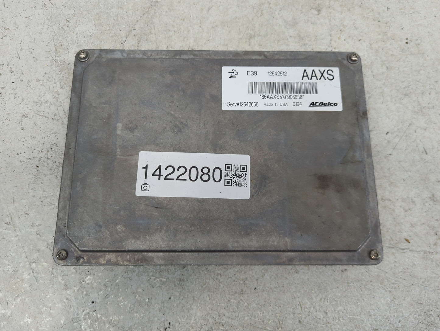 2011 Buick Regal PCM Engine Control Computer ECU ECM PCU OEM P/N:12642612 Fits Fits 2010 2012 2013 OEM Used Auto Parts - Oem