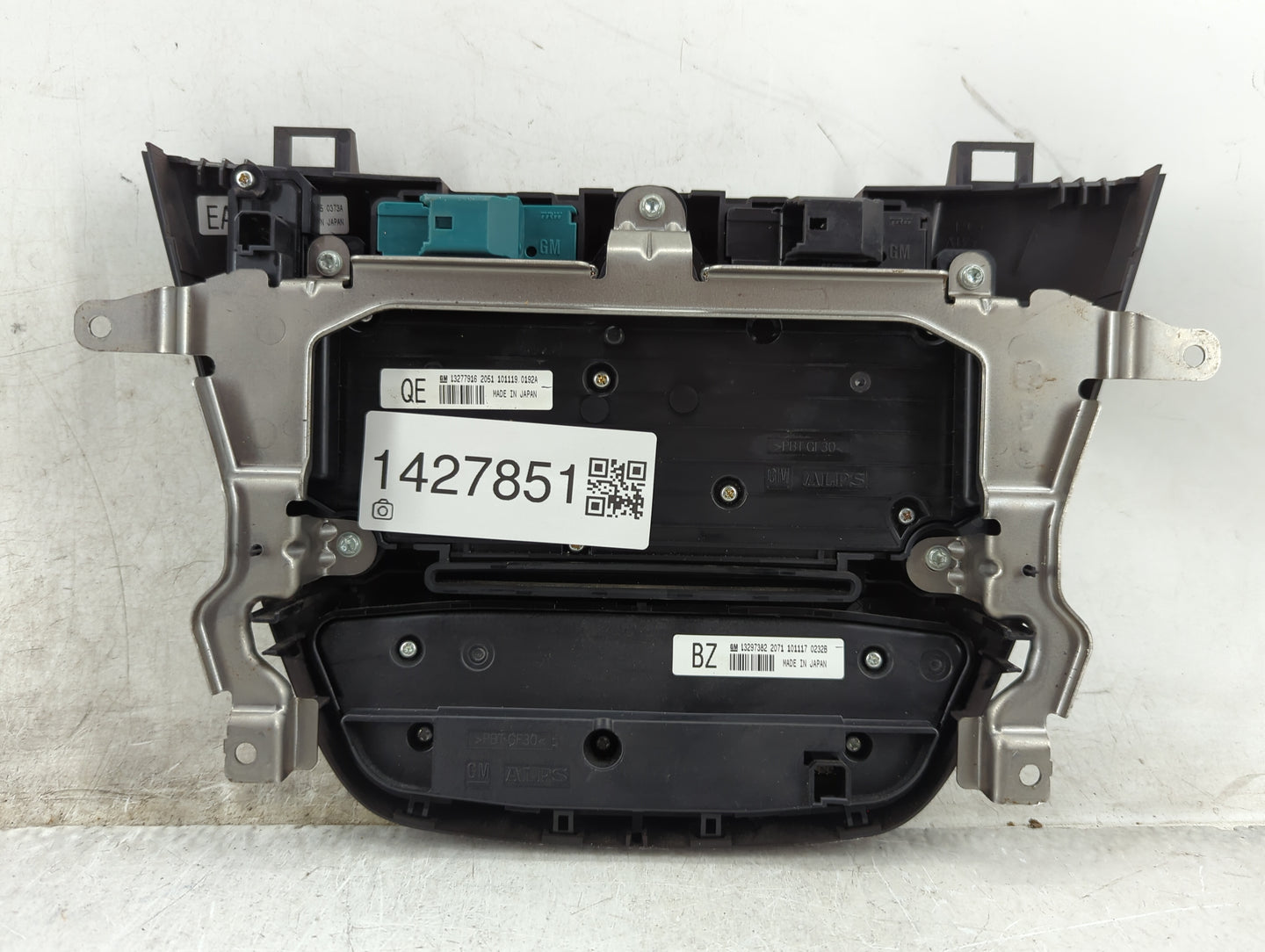 2011-2013 Buick Regal Climate Control Module Temperature AC/Heater Replacement P/N:13297382 13277926 Fits Fits 2011 2012 201
