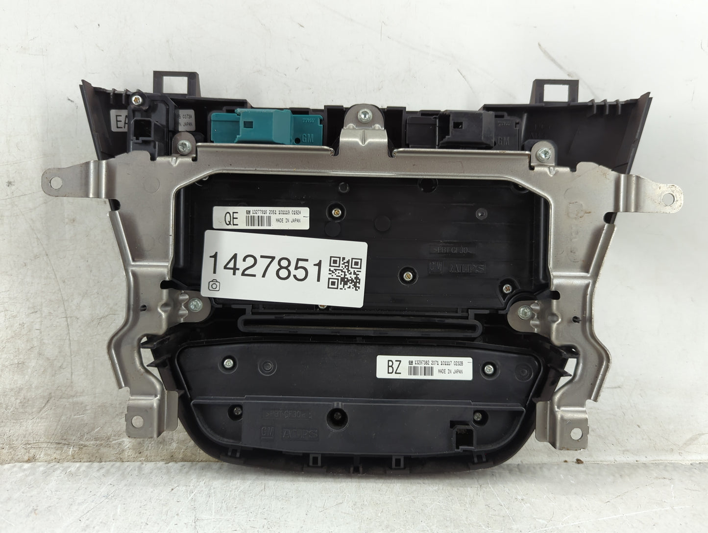 2011-2013 Buick Regal Climate Control Module Temperature AC/Heater Replacement P/N:13297382 13277926 Fits Fits 2011 2012 201