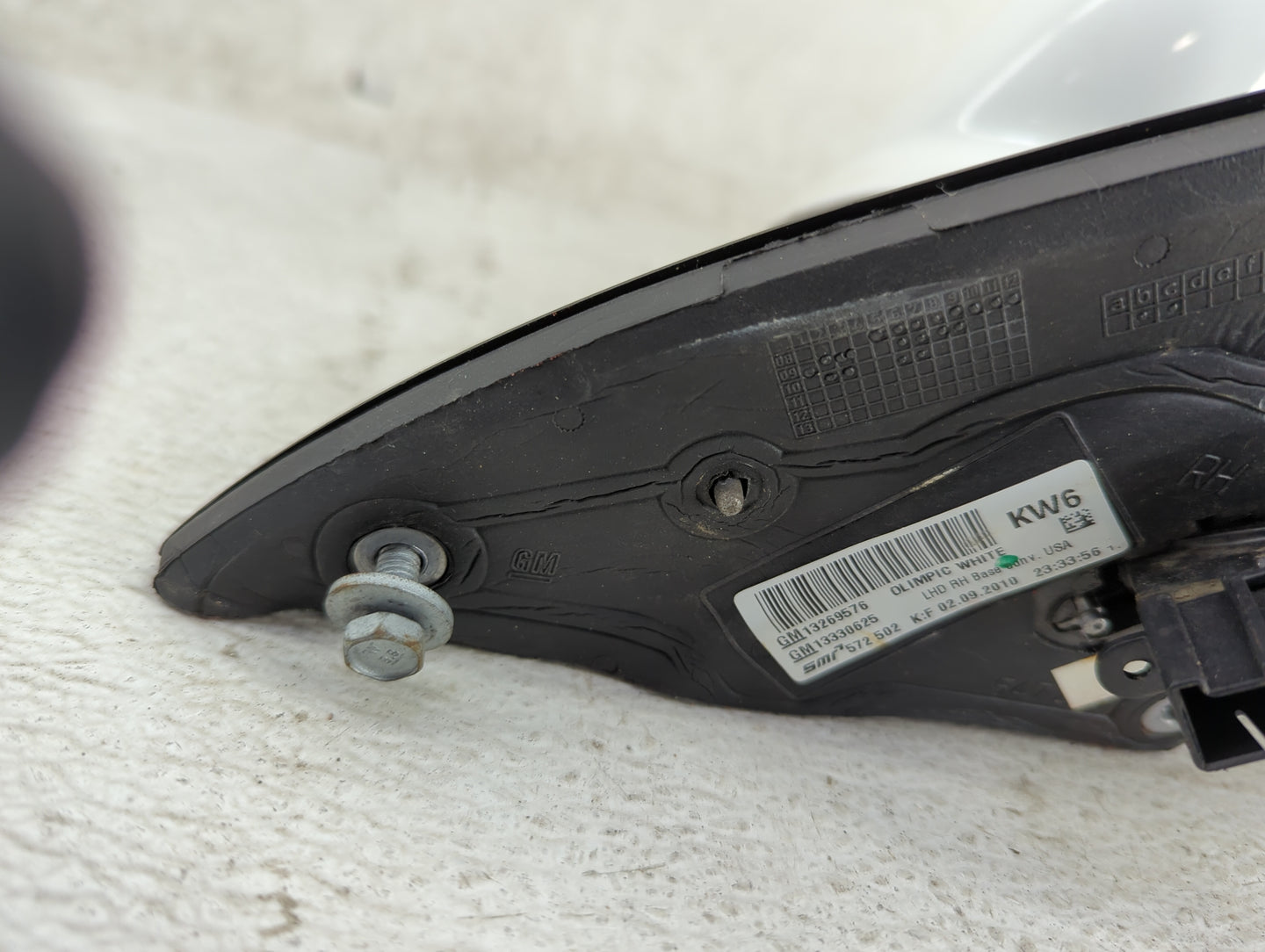 2011-2013 Buick Regal Passenger Side View Mirror - Right Door Mirror OEM Used - Oemusedautoparts1.com