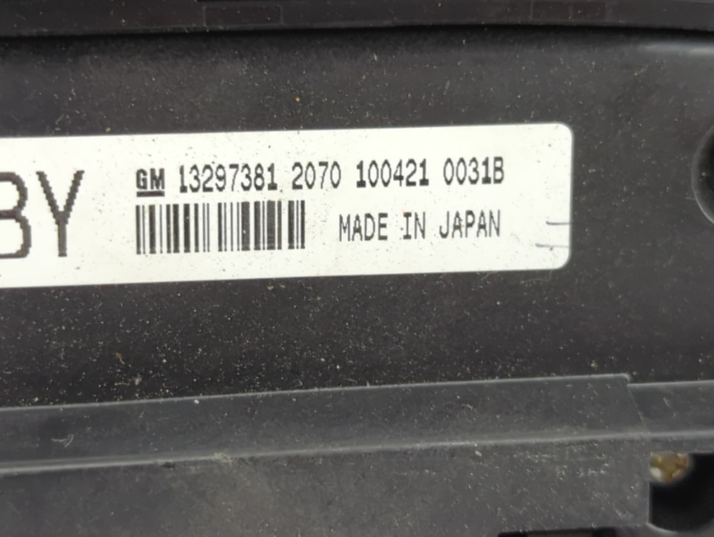 2011-2013 Buick Regal Climate Control Module Temperature AC/Heater Replacement P/N:13297381 Fits Fits 2011 2012 2013 OEM Use