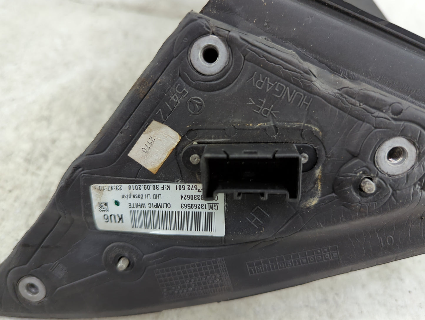 2011-2013 Buick Regal Driver Side View Mirror - Left Door Mirror OEM Used - Oemusedautoparts1.com