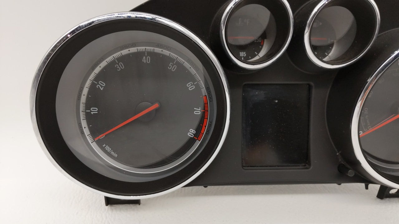 2011 Buick Regal Instrument Cluster Speedometer Gauges P/N:20970757 13332274 Fits OEM Used Auto Parts - Oemusedautoparts1.co