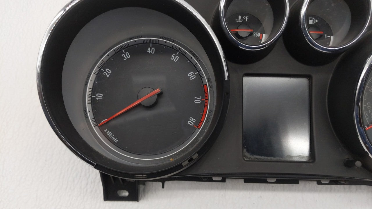 2011 Buick Regal Instrument Cluster Speedometer Gauges P/N:22783067 Fits OEM Used Auto Parts - Oemusedautoparts1.com
