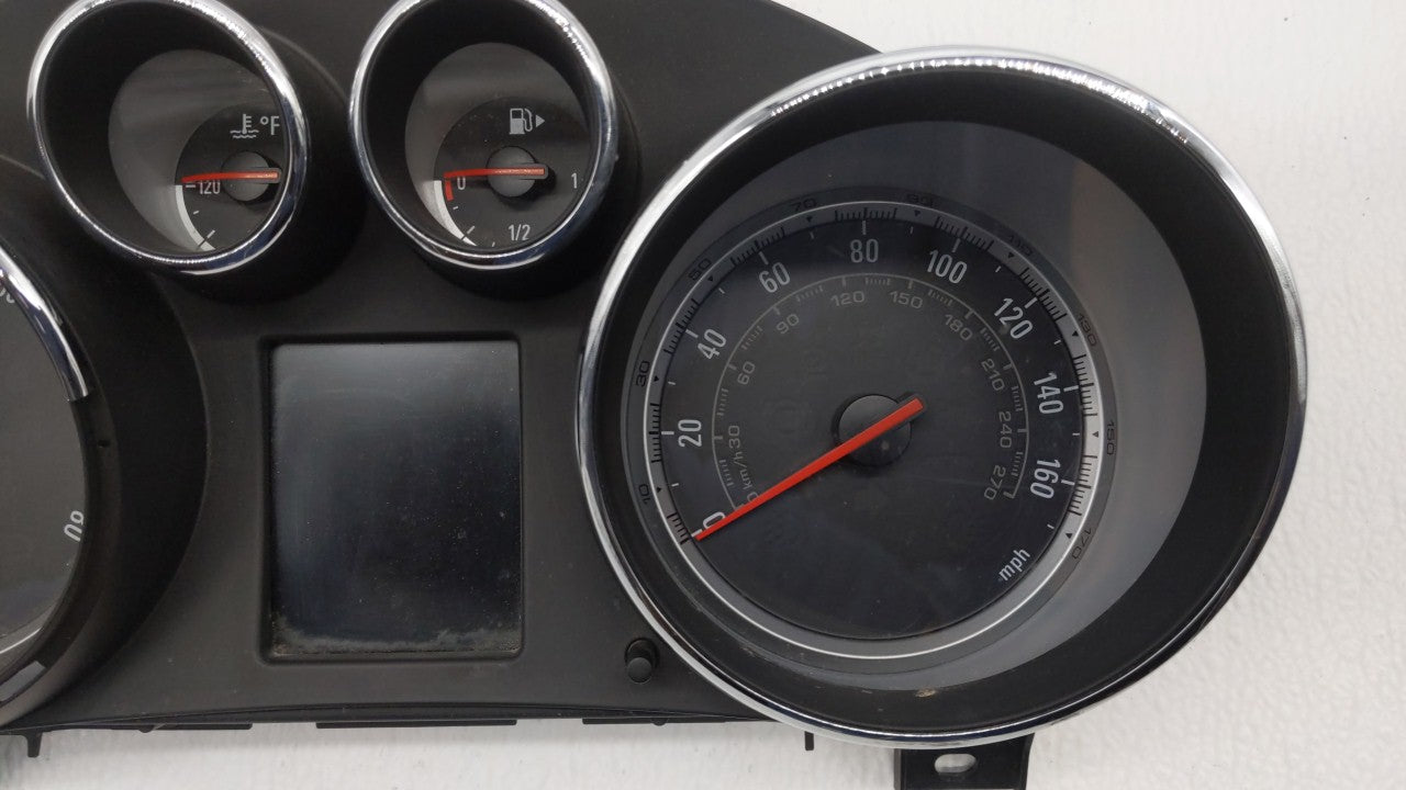 2011 Buick Regal Instrument Cluster Speedometer Gauges P/N:22783067 Fits OEM Used Auto Parts - Oemusedautoparts1.com