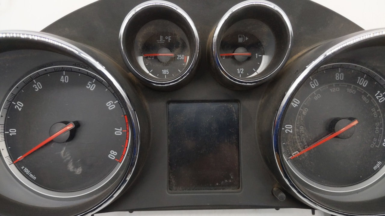 2011 Buick Regal Instrument Cluster Speedometer Gauges P/N:20970757 13332274 Fits OEM Used Auto Parts - Oemusedautoparts1.co