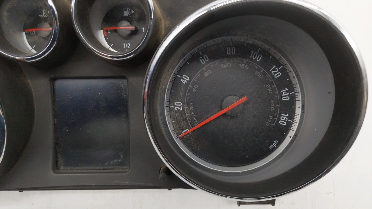 2011 Buick Regal Instrument Cluster Speedometer Gauges P/N:20970757 13332274 Fits OEM Used Auto Parts - Oemusedautoparts1.co