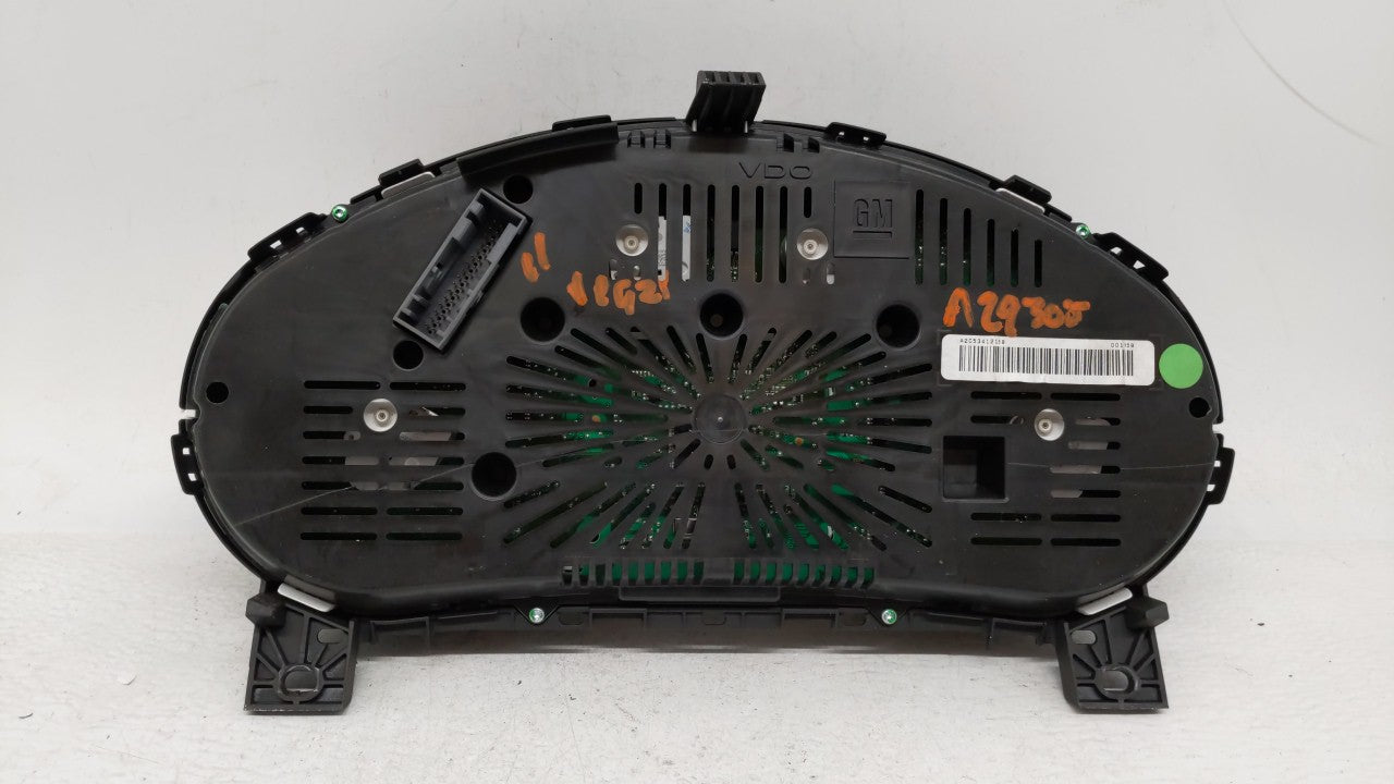 2011 Buick Regal Instrument Cluster Speedometer Gauges P/N:20970757 Fits OEM Used Auto Parts - Oemusedautoparts1.com
